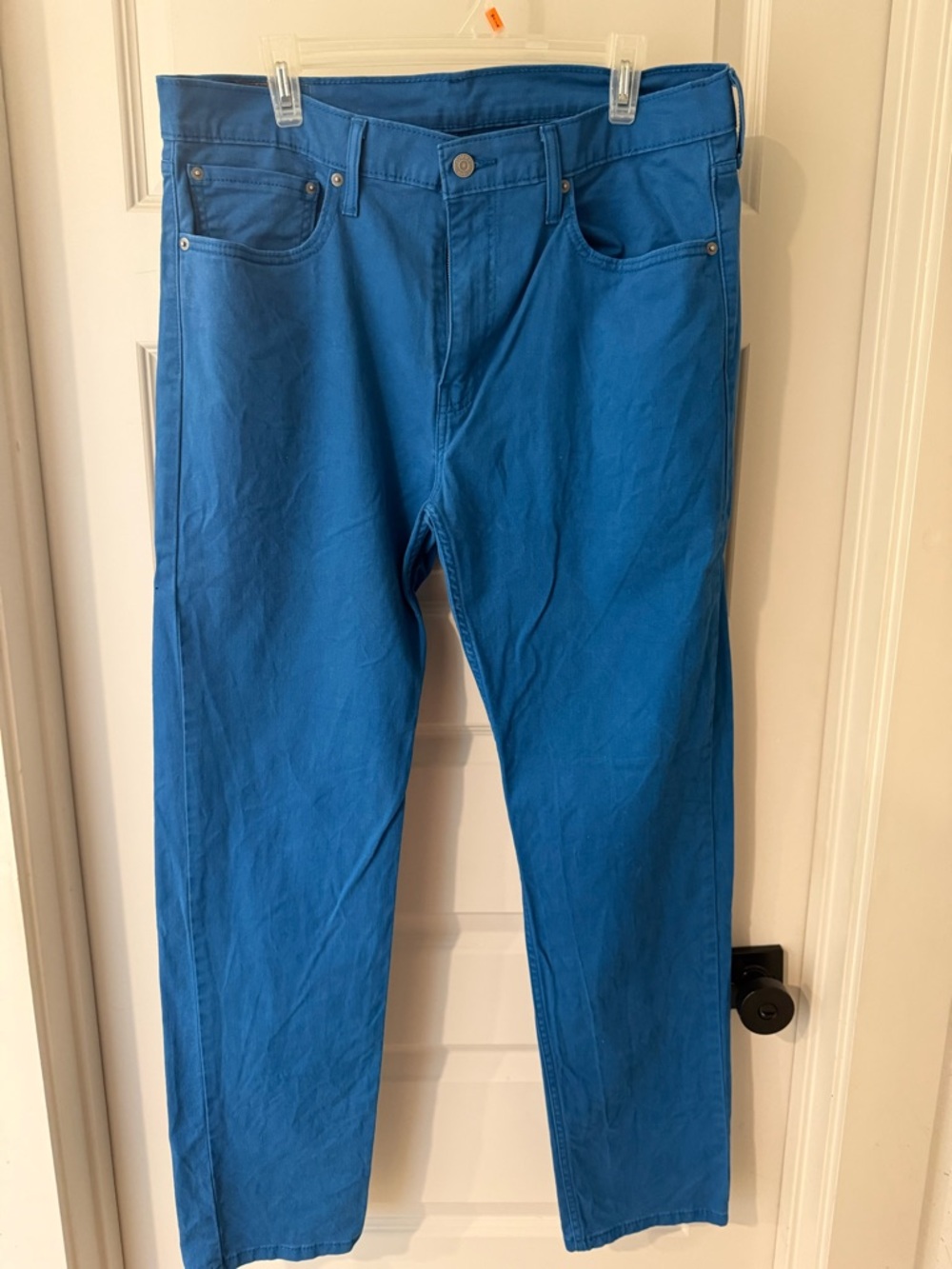 Levi's Men's Bright Blue Straight Jeans